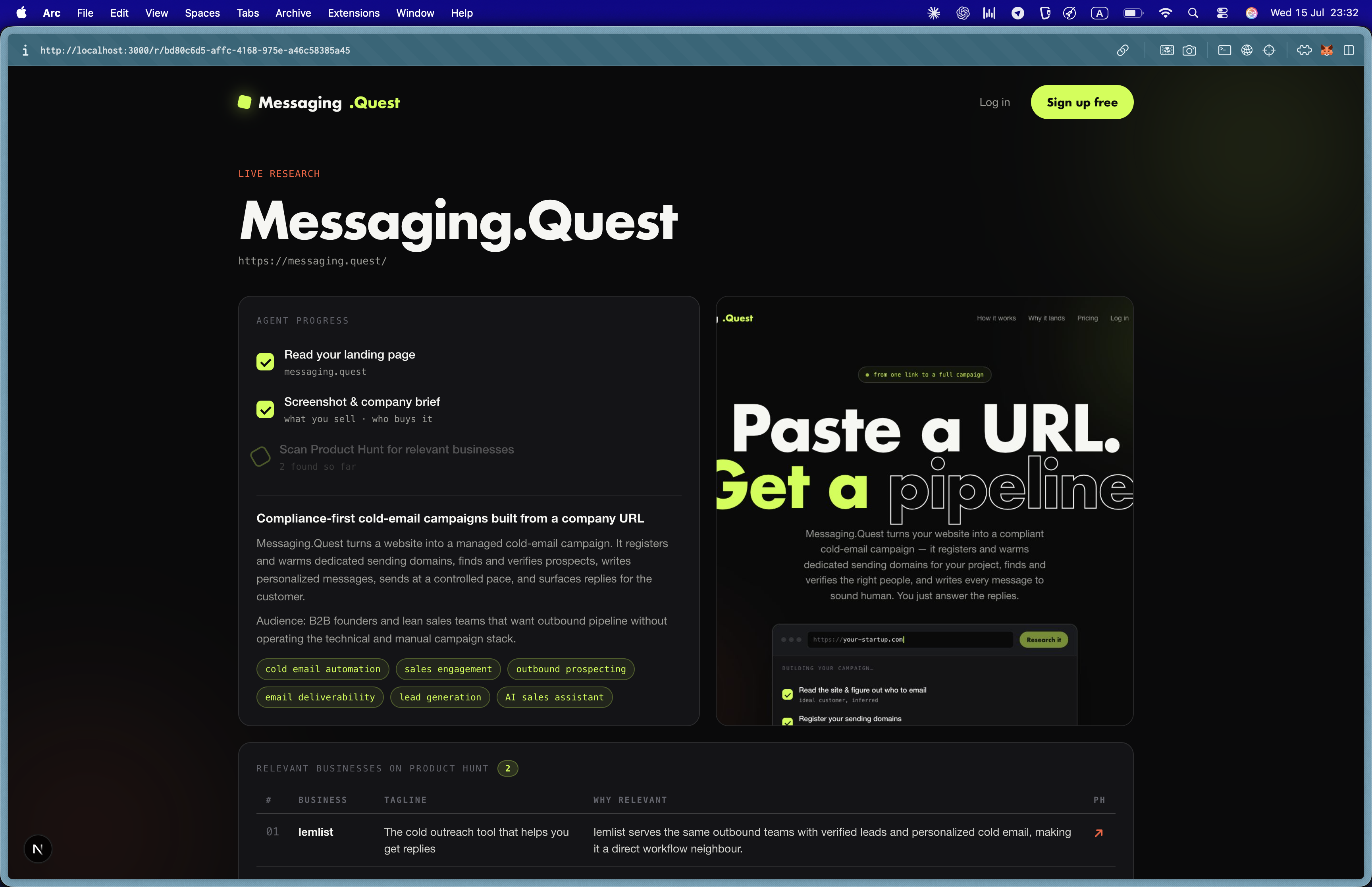 Messaging Quest screenshot 1