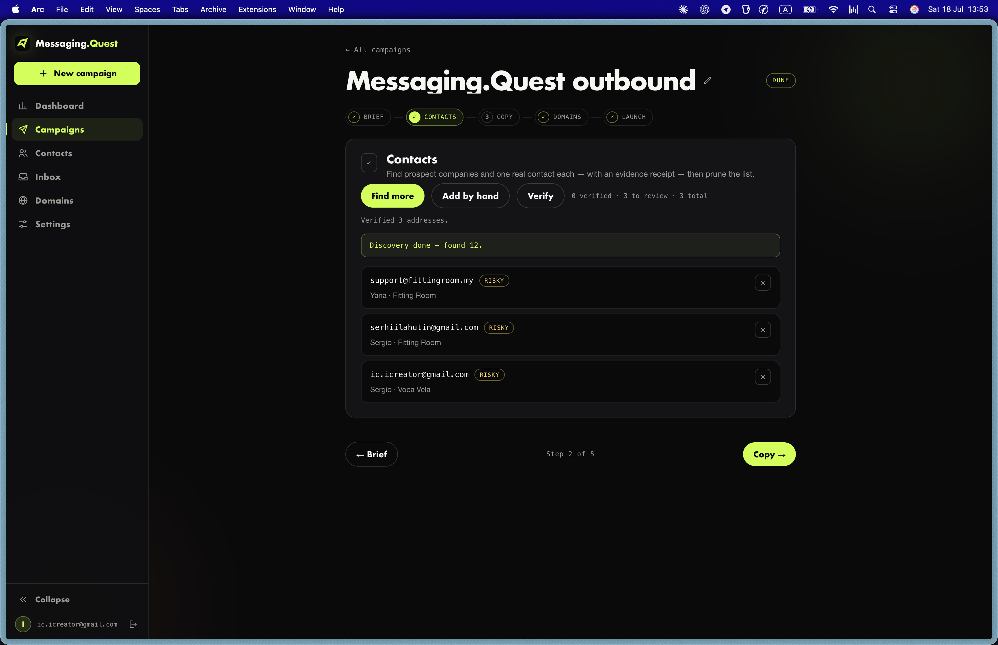 Messaging Quest screenshot 2